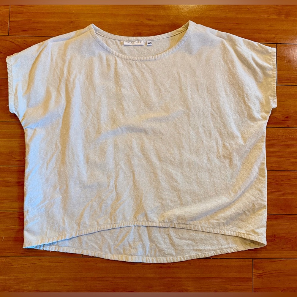 Only Child Raw Silk Top